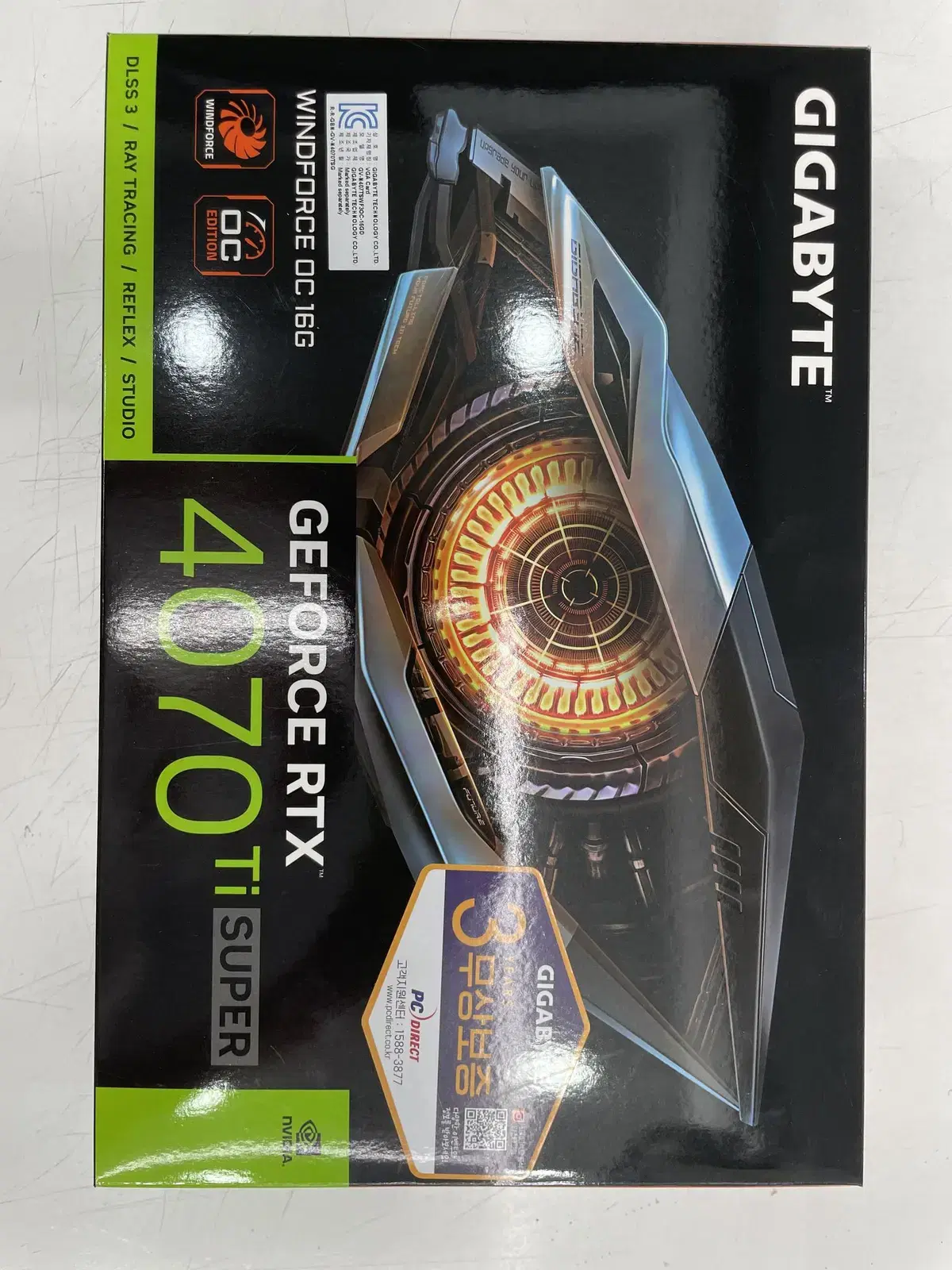 기가바이트 rtx 4070ti super 윈포16gb 새상품 110만